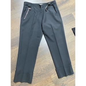Carven Stylish Cropped Pants with fold over‎ bottom ~ 36
